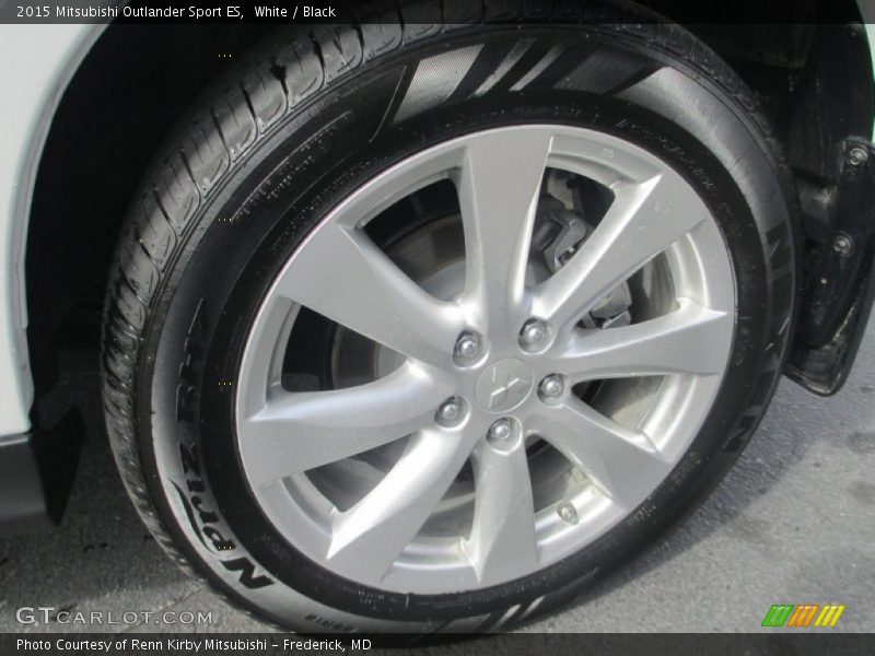 White / Black 2015 Mitsubishi Outlander Sport ES