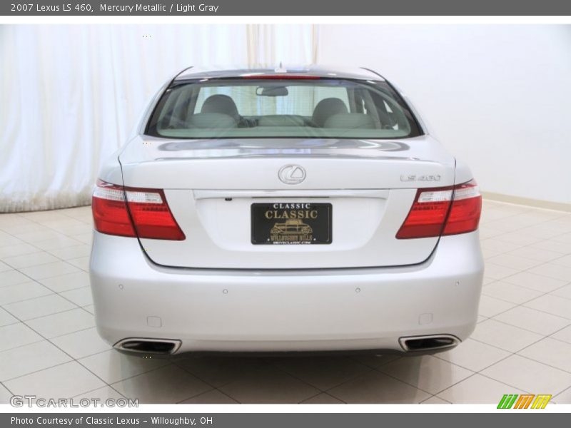 Mercury Metallic / Light Gray 2007 Lexus LS 460