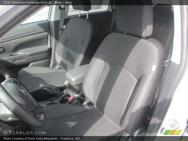 White / Black 2015 Mitsubishi Outlander Sport ES