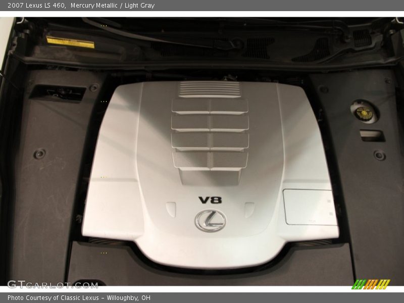 Mercury Metallic / Light Gray 2007 Lexus LS 460