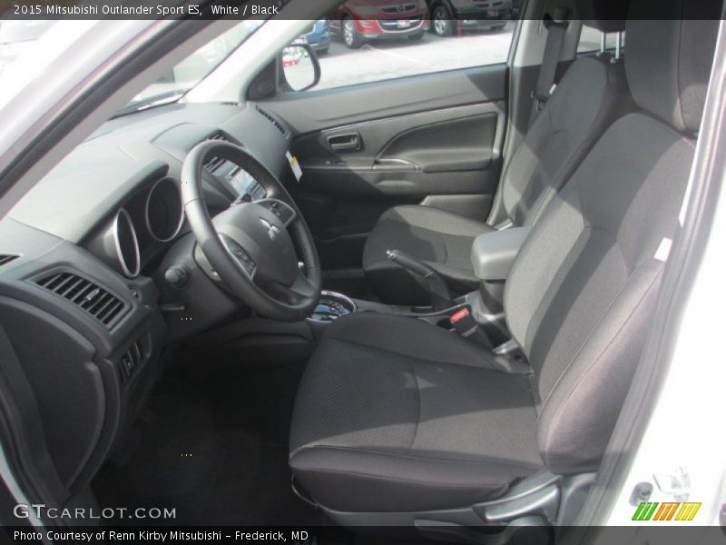 White / Black 2015 Mitsubishi Outlander Sport ES
