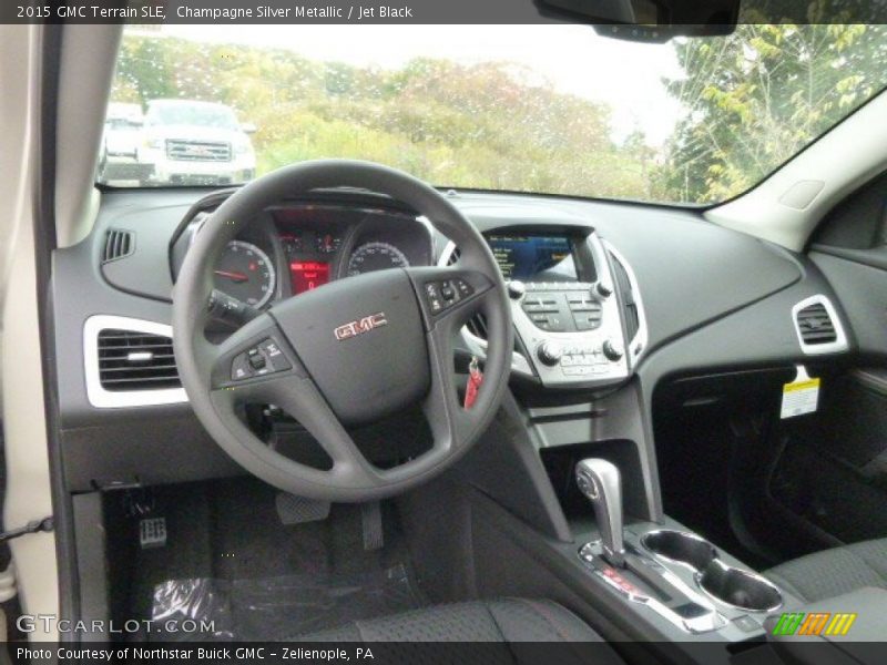 Champagne Silver Metallic / Jet Black 2015 GMC Terrain SLE