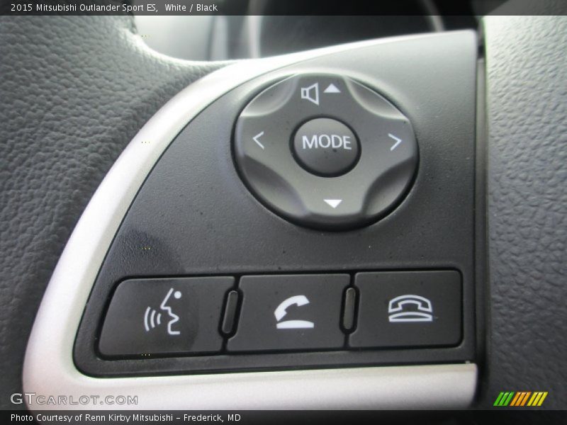 White / Black 2015 Mitsubishi Outlander Sport ES