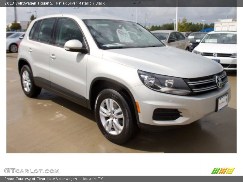 Reflex Silver Metallic / Black 2013 Volkswagen Tiguan S