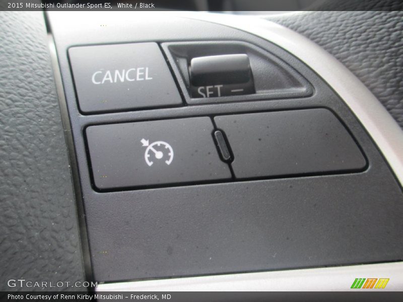 White / Black 2015 Mitsubishi Outlander Sport ES