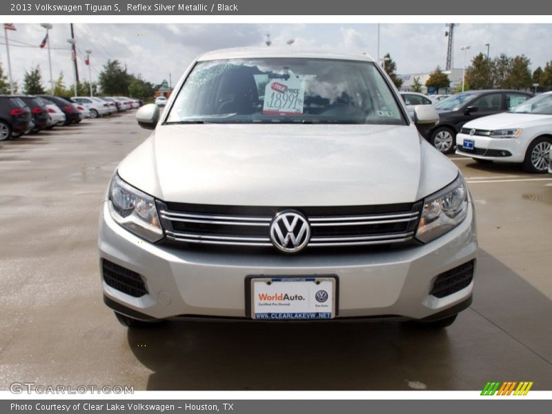 Reflex Silver Metallic / Black 2013 Volkswagen Tiguan S