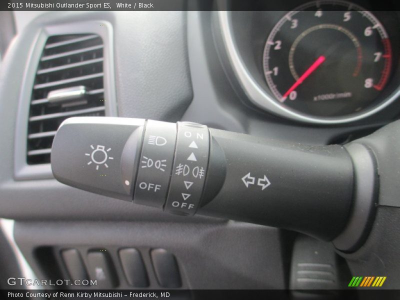 White / Black 2015 Mitsubishi Outlander Sport ES
