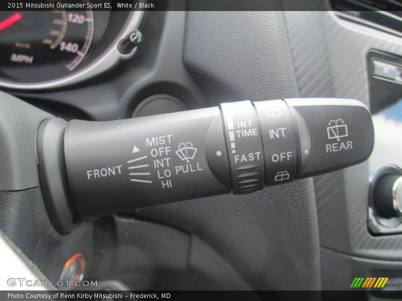 White / Black 2015 Mitsubishi Outlander Sport ES