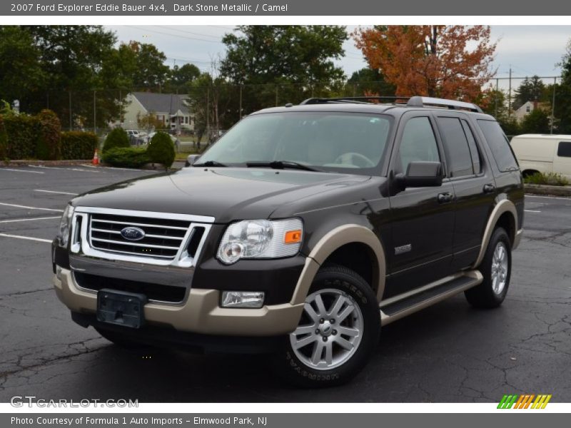 Dark Stone Metallic / Camel 2007 Ford Explorer Eddie Bauer 4x4