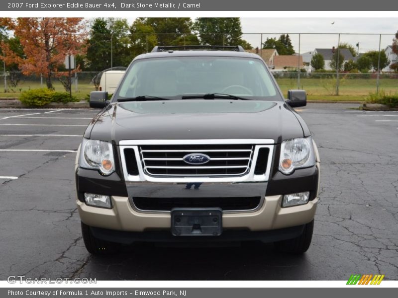 Dark Stone Metallic / Camel 2007 Ford Explorer Eddie Bauer 4x4