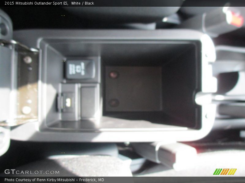 White / Black 2015 Mitsubishi Outlander Sport ES