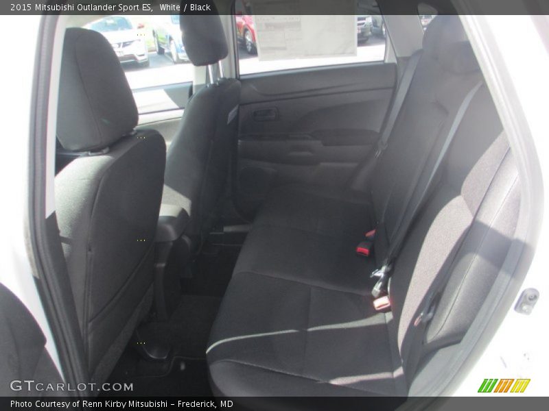 White / Black 2015 Mitsubishi Outlander Sport ES