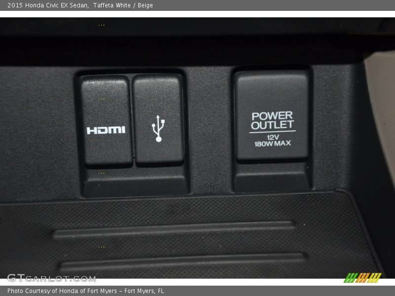 Controls of 2015 Civic EX Sedan