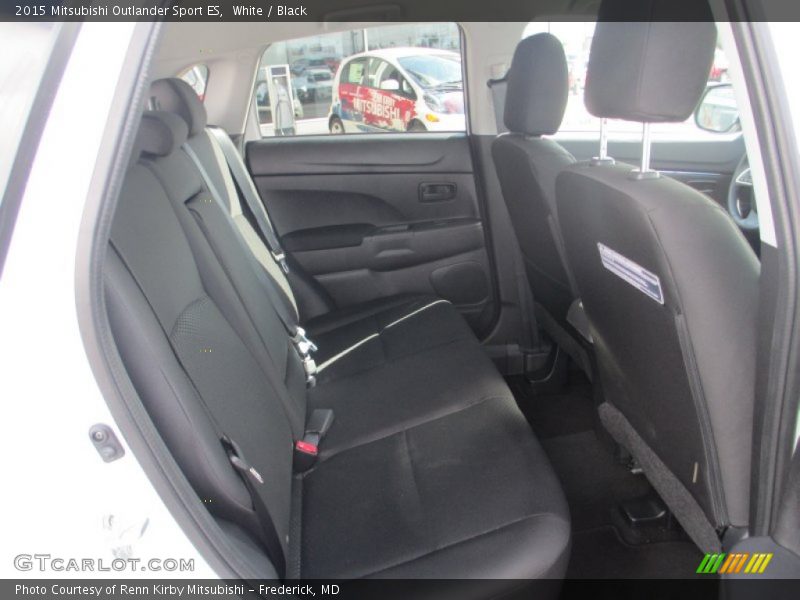 White / Black 2015 Mitsubishi Outlander Sport ES
