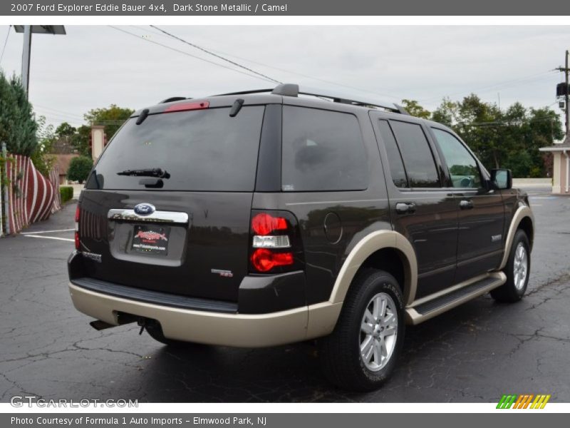 Dark Stone Metallic / Camel 2007 Ford Explorer Eddie Bauer 4x4