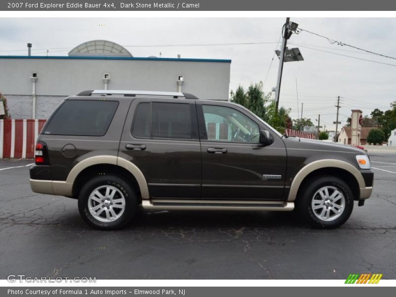 Dark Stone Metallic / Camel 2007 Ford Explorer Eddie Bauer 4x4
