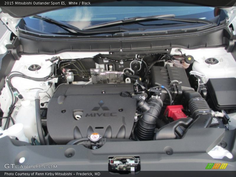 White / Black 2015 Mitsubishi Outlander Sport ES
