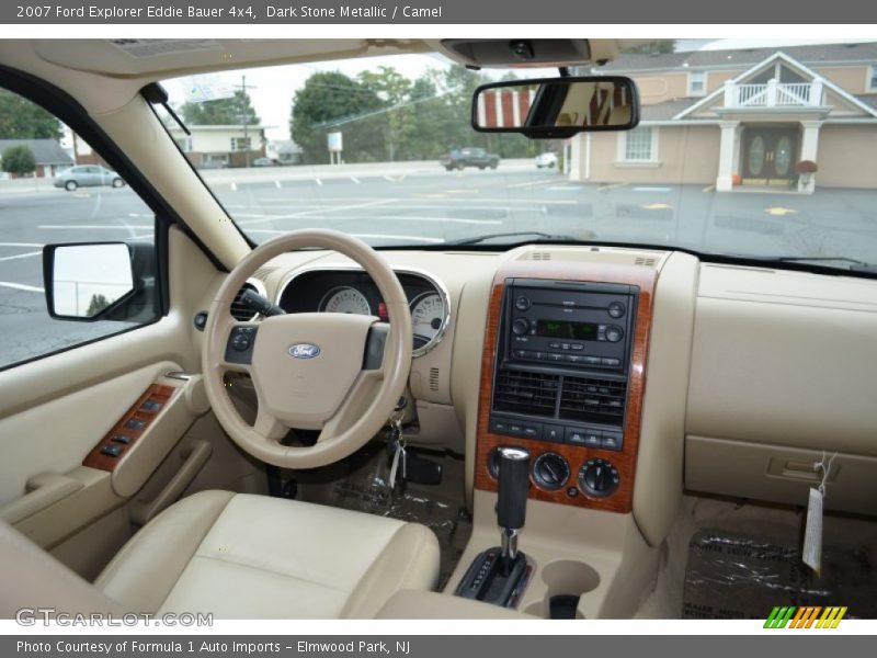 Dark Stone Metallic / Camel 2007 Ford Explorer Eddie Bauer 4x4