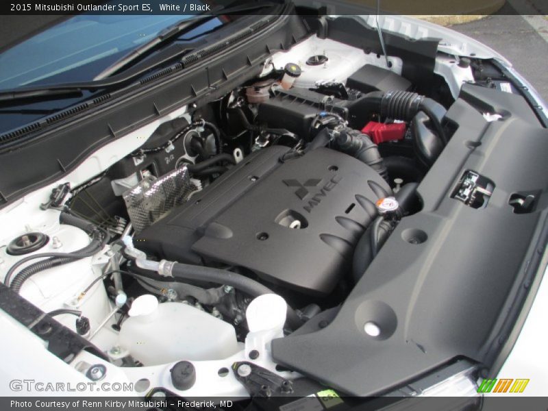 White / Black 2015 Mitsubishi Outlander Sport ES