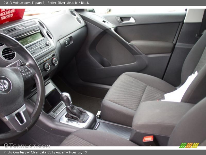 Reflex Silver Metallic / Black 2013 Volkswagen Tiguan S