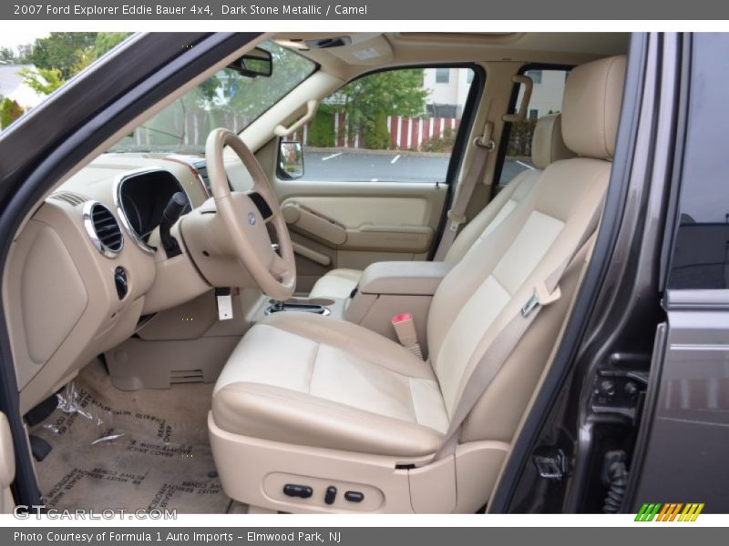 Dark Stone Metallic / Camel 2007 Ford Explorer Eddie Bauer 4x4