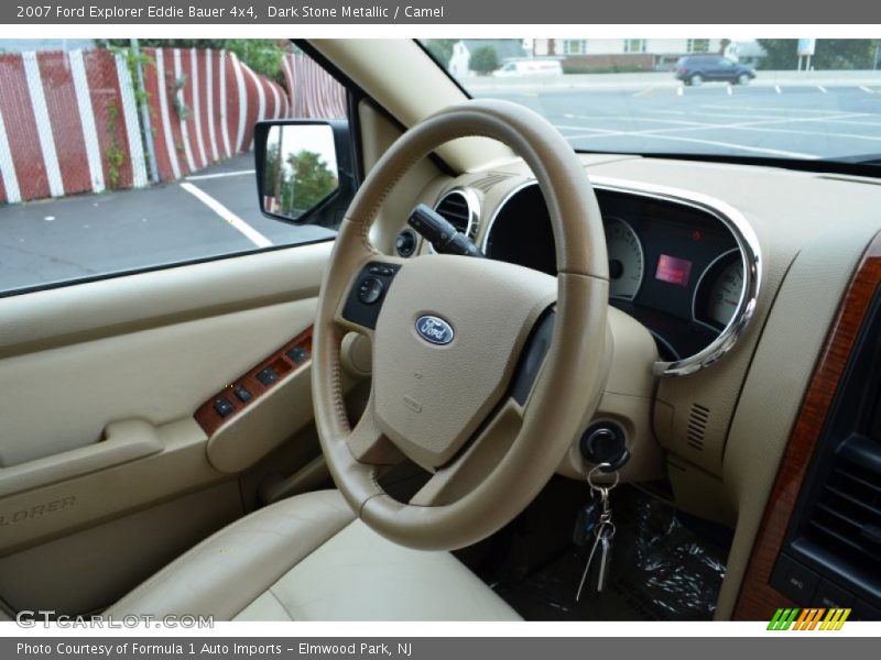 Dark Stone Metallic / Camel 2007 Ford Explorer Eddie Bauer 4x4