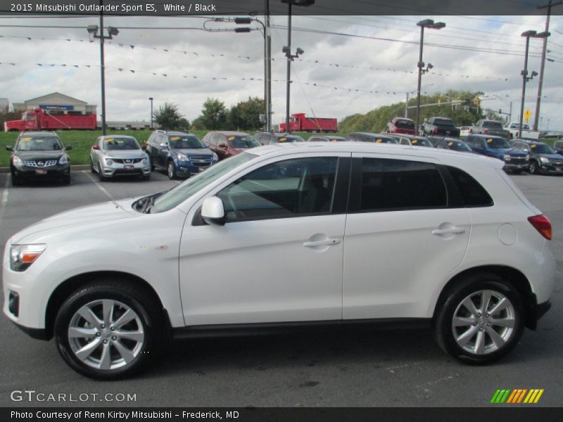 White / Black 2015 Mitsubishi Outlander Sport ES