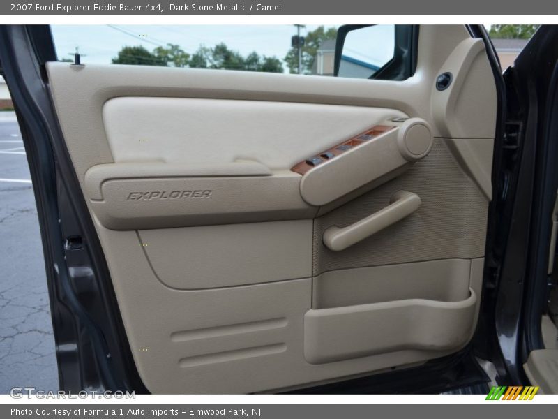 Dark Stone Metallic / Camel 2007 Ford Explorer Eddie Bauer 4x4