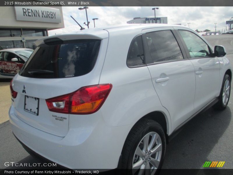 White / Black 2015 Mitsubishi Outlander Sport ES