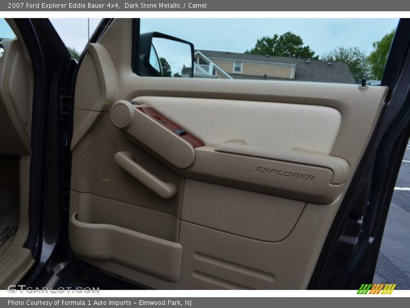 Dark Stone Metallic / Camel 2007 Ford Explorer Eddie Bauer 4x4