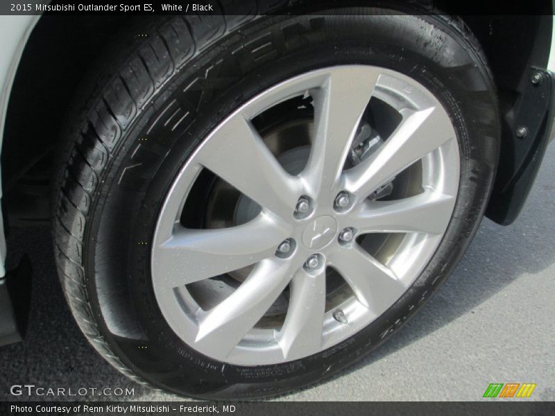 White / Black 2015 Mitsubishi Outlander Sport ES