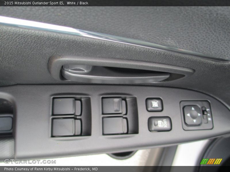 White / Black 2015 Mitsubishi Outlander Sport ES