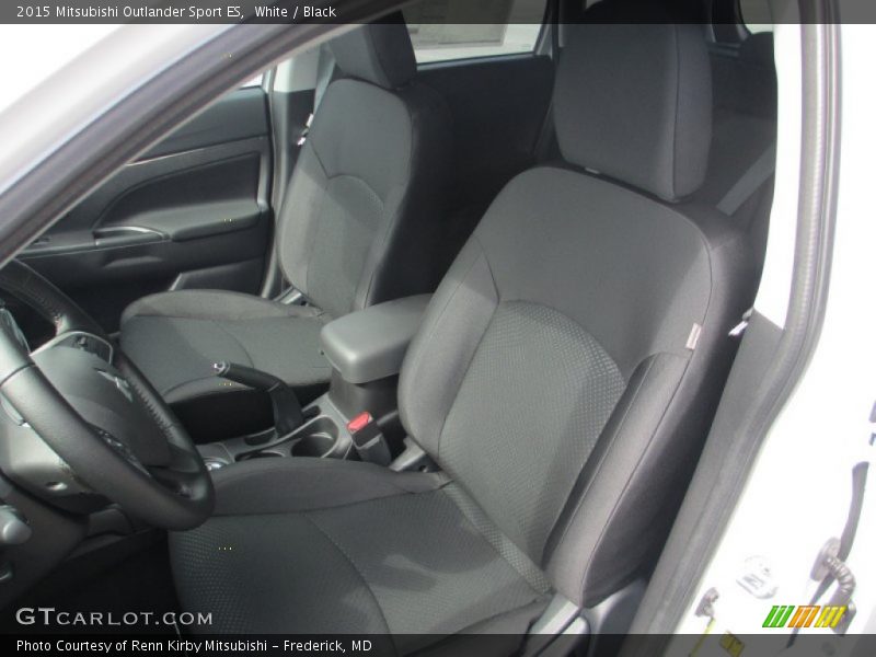White / Black 2015 Mitsubishi Outlander Sport ES