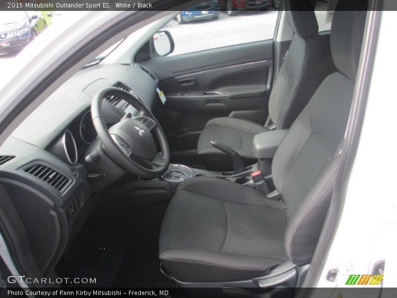 White / Black 2015 Mitsubishi Outlander Sport ES