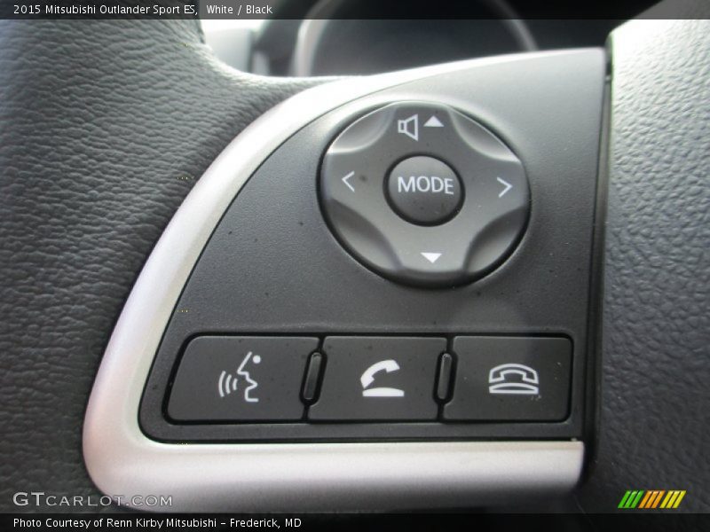White / Black 2015 Mitsubishi Outlander Sport ES