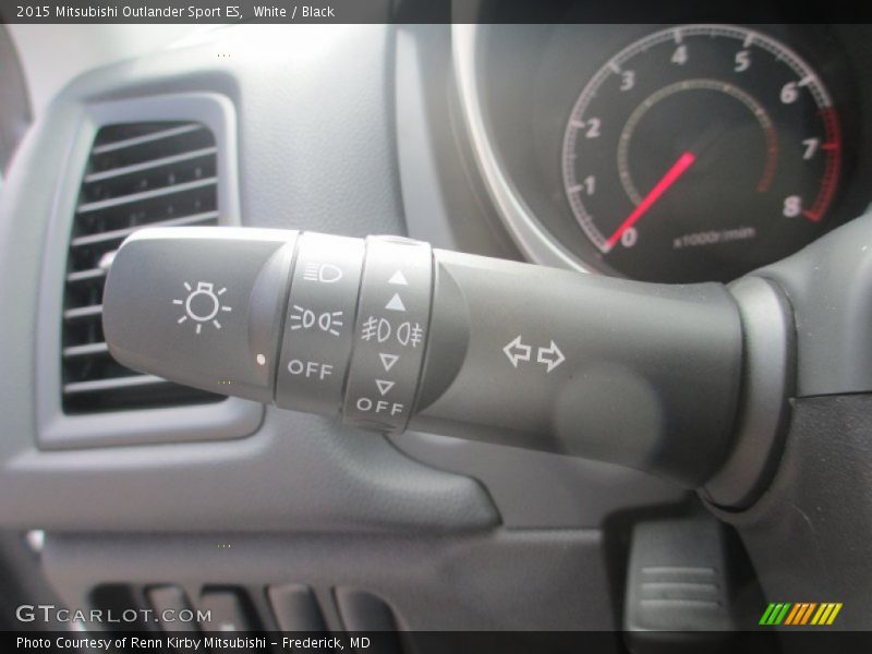 White / Black 2015 Mitsubishi Outlander Sport ES