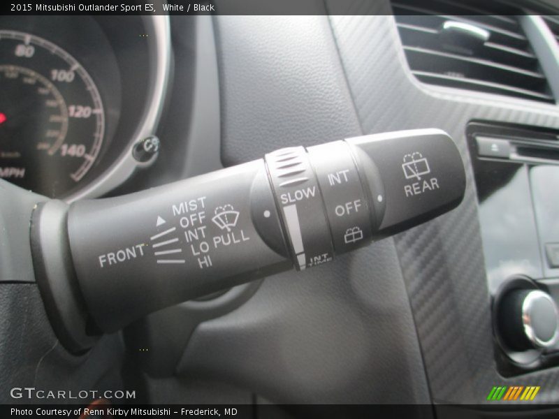 White / Black 2015 Mitsubishi Outlander Sport ES