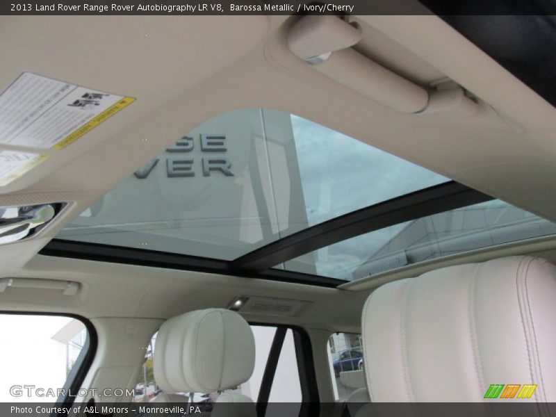 Sunroof of 2013 Range Rover Autobiography LR V8