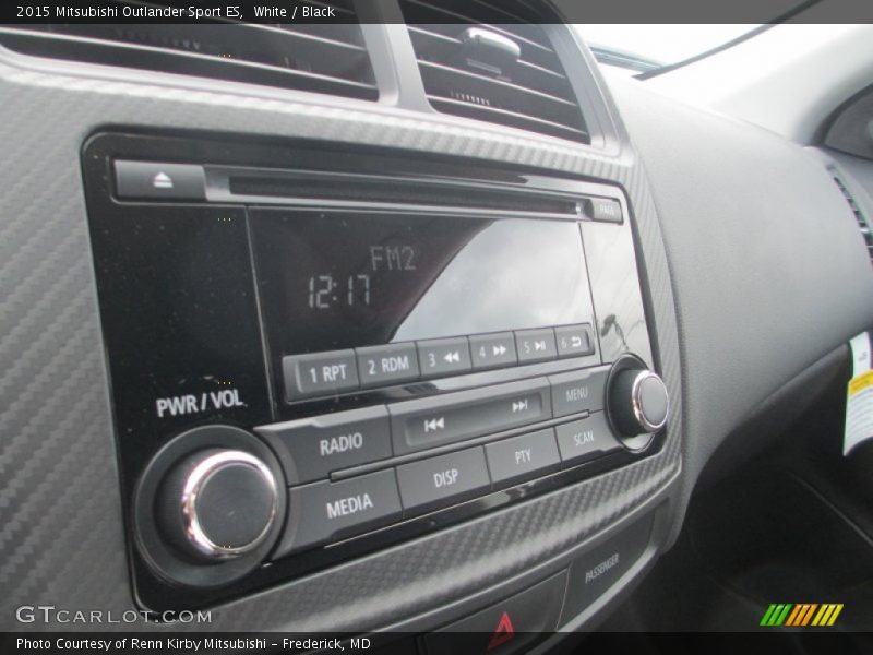 White / Black 2015 Mitsubishi Outlander Sport ES