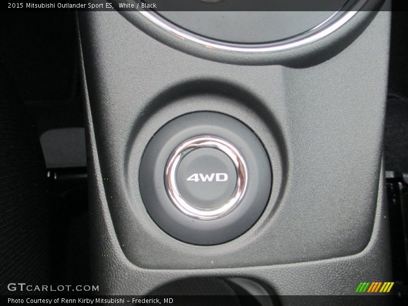 White / Black 2015 Mitsubishi Outlander Sport ES