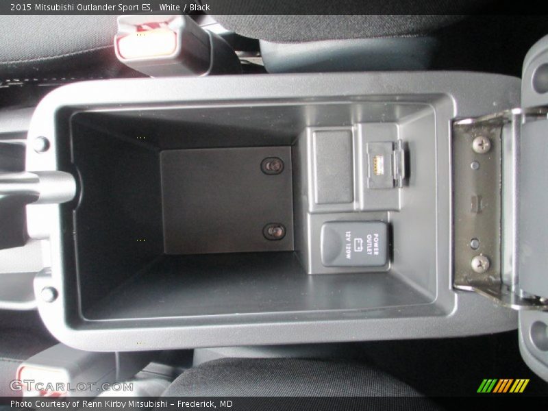 White / Black 2015 Mitsubishi Outlander Sport ES