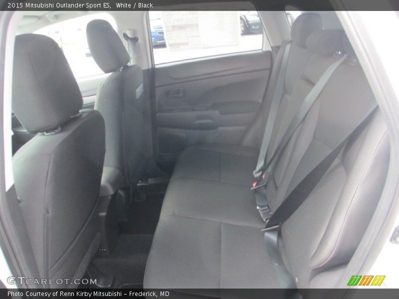 White / Black 2015 Mitsubishi Outlander Sport ES