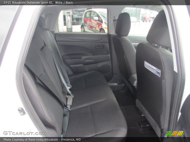 White / Black 2015 Mitsubishi Outlander Sport ES