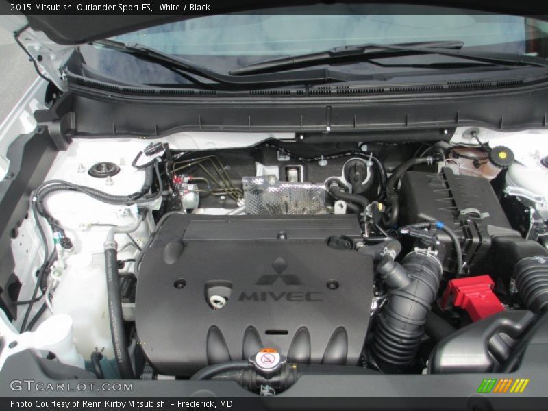 White / Black 2015 Mitsubishi Outlander Sport ES