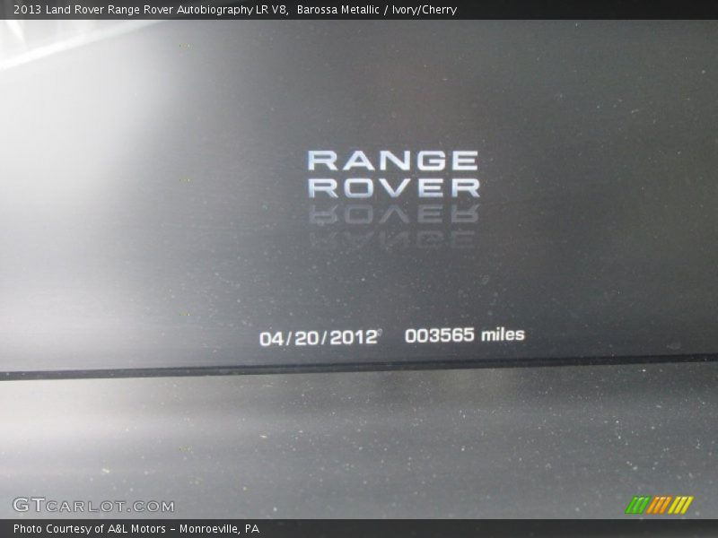 Barossa Metallic / Ivory/Cherry 2013 Land Rover Range Rover Autobiography LR V8
