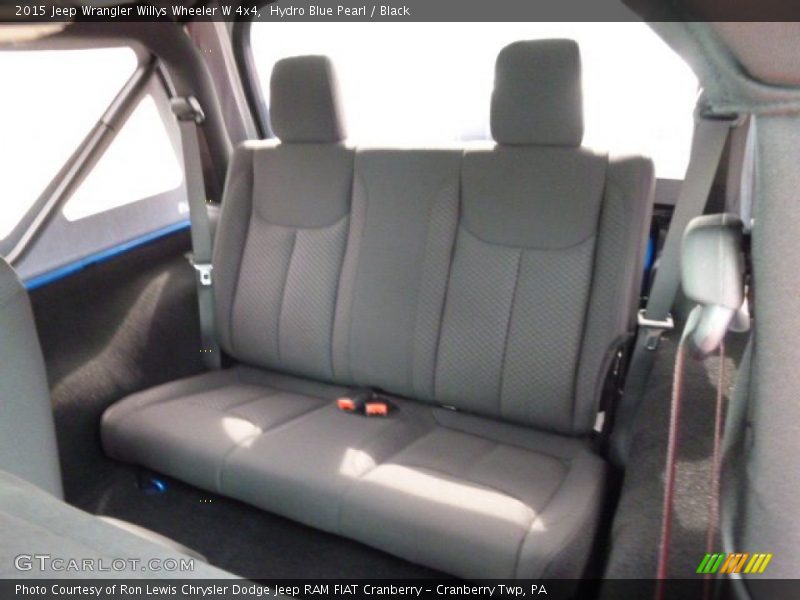 Rear Seat of 2015 Wrangler Willys Wheeler W 4x4