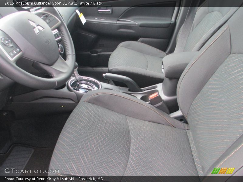 White / Black 2015 Mitsubishi Outlander Sport SE AWC
