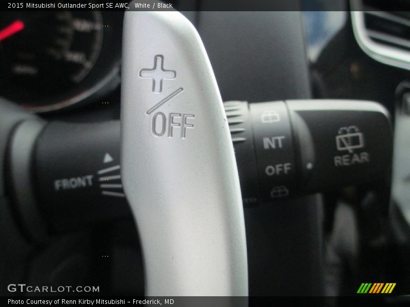White / Black 2015 Mitsubishi Outlander Sport SE AWC