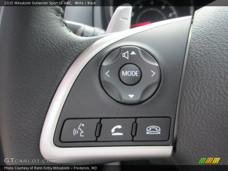 White / Black 2015 Mitsubishi Outlander Sport SE AWC