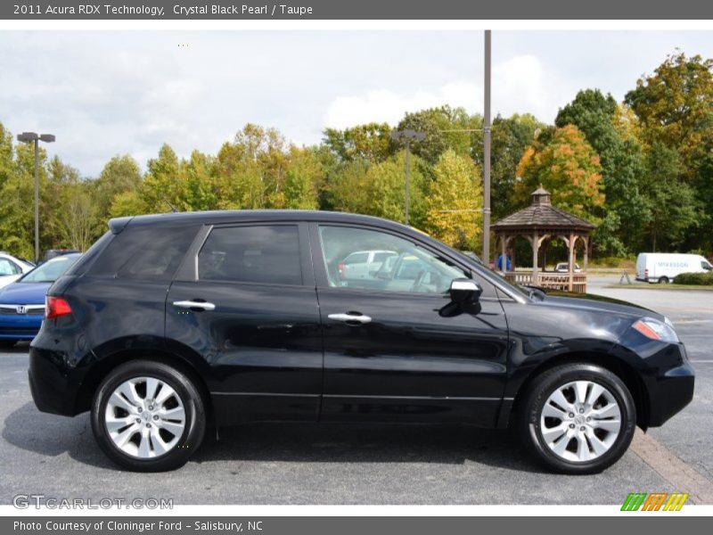 Crystal Black Pearl / Taupe 2011 Acura RDX Technology